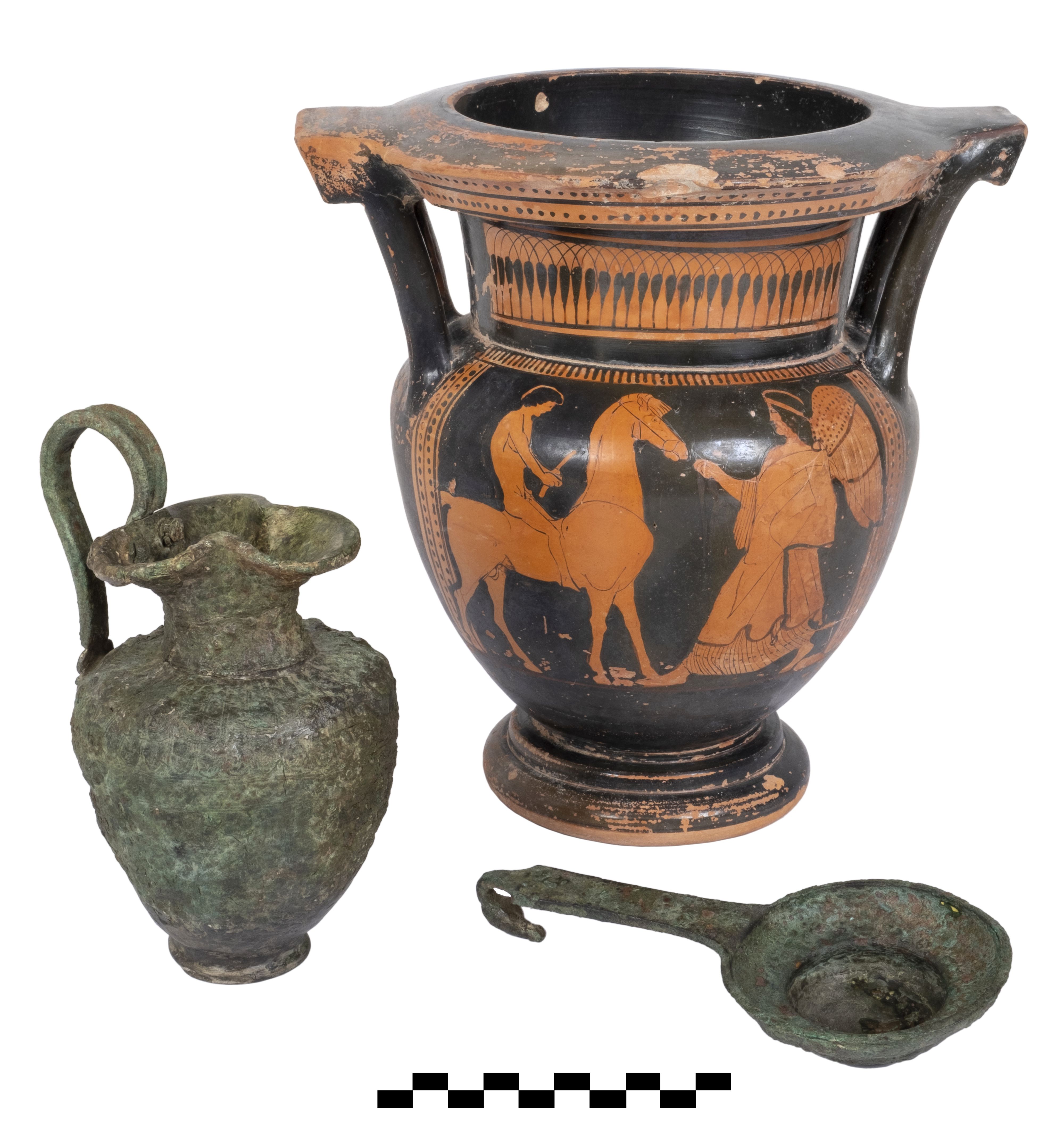 Fig. 18. Grave goods in via Aghelberto del Balzo.